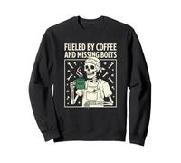 Mécanicien alimenté par du café et des boulons manquants Sweatshirt