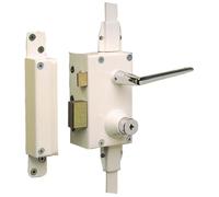 1101002 Serrure multipoints 3 points verticale gauche blanc