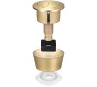Mécanisme actionneur de réservoir de WC à double bouton poussoir pour réservoir de WC Fluidmaster PRO550UK et Skylo SKY005, pièce de réparation en plastique ABS pour salle de bain avec (doré)
