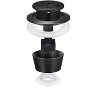 Mécanisme actionneur de réservoir de WC à double bouton poussoir pour réservoir de WC Fluidmaster PRO550UK et Skylo SKY005, pièce de réparation en plastique ABS pour salle de bain avec anneau noir