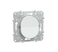 Schneider Electric Bouton poussoir Ovalis S320206 – à fermeture 10 A – Blanc