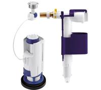 Nicoll Mécanisme de chasse d'eau 3V102 Compact – double touche – avec flotteur