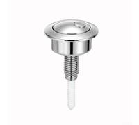 Mécanisme de Chasse d'Eau Compatible pour siamp pour optima 49 - Robinet Flotteur Push Button ABS Double Volume pour Toilette 86.5mm(Silver)