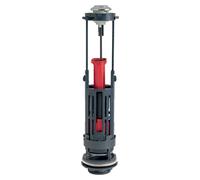 Mécanisme de chasse d'eau pour WC, double chasse d'eau 3/6 litres, économe en eau, couleur gris