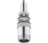 GROHE Mécanisme d'inverseur automatique 65655000 - 2 sorties - pour mitigeur monocommande et thermostatique bain - Montage mural - Finition Chrome StarLight