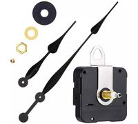 Mécanisme horloge Couple élevé axe long 28mm - Avec aiguilles noires 30,5cm - Pour DIY bricolage réparation
