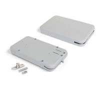 Emuca Mécanisme pour porte abattante Miniwinch avec cache 10 kg acier et plastique gris