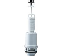 Siamp Mécanisme de chasse simple volume à bouton de commande Chromé 32425007 Blanc