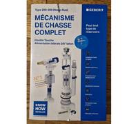 Mécanisme WC complet rinçage double touche GEBERIT