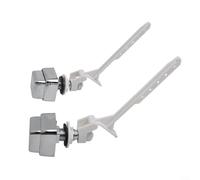 Mécanisme WC Plastique pour robuste 2Pcs Montage Latéral Mécanisme | Bouton poussoir, montage latéral, kit double, ressort automatique, économie d'eau instantanée
