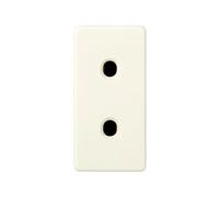 Mécanismes électriques série 27-27431-61 - Base 2P teinte ivoire, modèle BL, idéal pour les installations modernes, offrant fonctionnalité et style dans chaque espace avec un design élégant.