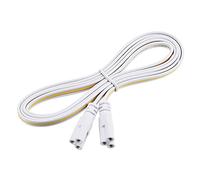MECCANIXITY Lot de 4 fils de connexion pour lampe 150 cm 3 broches double | Pour tube LED T4 T5 T8, câble d'extension de cordons de liaison