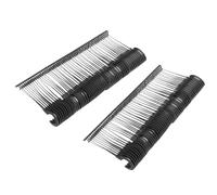 MECCANIXITY Lot de 500 attaches d'étiquetage standard en plastique pour pistolet à étiquettes standard pour étiquettes de prix de vêtements, 25 mm, noir