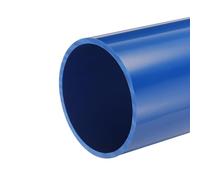 MECCANIXITY Tuyau rond rigide en PVC de 81,4 mm x 90 mm x 20 cm de long - Bleu - Résistant aux impacts pour tuyaux d'eau, travaux manuels, manchon de câble