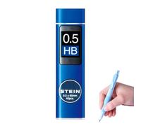 Mechanical Pencil Lead Refills - 0.5mm HB 40 Pack | Break Resistant | Smooth Writing Black Graphite Cores, Universal 60mm Length, for School Examination Office Note Taking Sketching