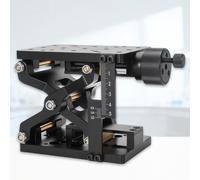 MechDriv HTZ120 Plate-forme élévatrice manuelle, cric de laboratoire axe Z | Table de levage verticale de 60 mm pour laboratoire