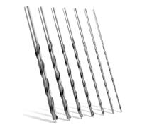 Mèche à bois longue professionnelle 4, 5, 6, 7, 8, 10, 12 mm x 300 mm | Foret hélicoïdal à bois en acier à haute teneur en carbone pour un perçage précis du bois