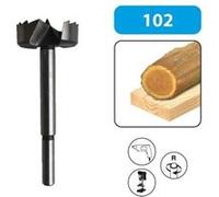 Mèche à façonner LEMAN coupe périphérique décomposée diamètre 60 mm queue 12,5 mm longueur 160 mm pour bois
