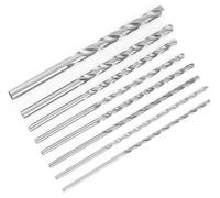 Mèche à spirale, coffret de 8 pièces, acier rapide de qualité supérieure, tige droite, diamètre de 4 à 10 mm