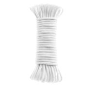 Mèche D’arrosage Automatique en Fibre Naturelle Blanche pour Plantes en | DIY Système D’arrosage, pour Terre et Racines, Facile à Couper, Usage Maison, Blanc
