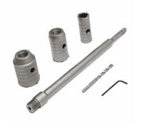 Mèche de forage en béton avec manche rond de 350 mm SDS Plus Trépan pour trou de sciage de béton Mèche de forage (Argent)