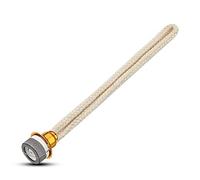 Mèche de lampe à parfum en corde de coton pour diffuseur d'huile - Brûleur de mèche de rechange - Pièces de rechange pour bureau - Cadeau de Noël - Doré - Grand modèle - N° 02