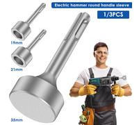 Mèche de perçage pour piquet de terre 85 mm en acier robuste, résistante à l'usure, large compatibilité, embout pour piquet de terre pour Rotar 21mm