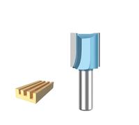 Mèche de routeur droite for le travail du bois de qualité industrielle, coupe-bordure métrique à Double tranchant, lame en carbure, outils CNC(1pcs,12.7x30x30)