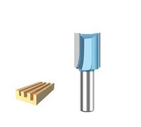 Mèche de routeur droite for le travail du bois de qualité industrielle, coupe-bordure métrique à Double tranchant, lame en carbure, outils CNC(1pcs,12.7x22x30)