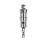 Mèche de scie cloche pour métal, carbures trempés, perçage, 18mm | La lame renforcée en carbure permet un perçage précis dans les feuilles d ' aluminium en acier inoxydable et une