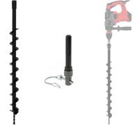 Mèche de tarière Ø 60 mm avec adaptateur perceuse et perforateur SDS-max