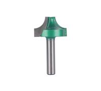 Mèche de toupie dure à double angle R, tige de 8 mm, lisse, 30mm | Mèche de routeur dure d ' angle Double R hautes pour la gravure sur bois, la coupe de fente propre et la