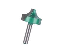 Mèche de toupie dure à double angle R, tige de 8 mm, lisse, 32mm | Mèche de routeur dure d ' angle Double R hautes pour la gravure sur bois, la coupe de fente propre et la