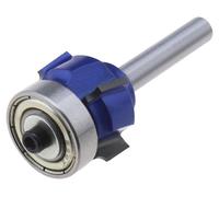 Mèche droite ronde R2 pour travail du bois, diamètre de 6,35 mm, rayon de 2 mm