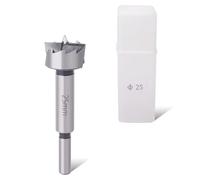 Mèche Forstner 25mm Foret à Ailettes Plates,Foret à Bois Multi-Dents en Alliage de Qualité Supérieure avec Queue Ronde Pour Perçage Dans le Bois,Plastique,Contreplaqué