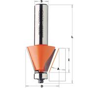 CMT Orange Tools 936.280.11 - Fraise à Chanfreiner HW Z2 S=8 D=31.8x9.5x54 A=45° DR