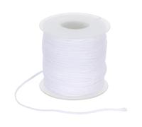 Mèche Ronde en Coton pour Bougies, Bobine 61 M, Blanc | Cire D’abeille et Paraffine, Allumage Régulier, Flamme Stable, Fabrication Diy, Accessoire de Rechange