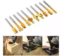 Mèches de toupie HSS pour Dremel - Lot de 10