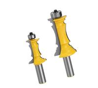 Mèches de toupie robustes en acier allié, tige de 1/2 pouce, idéales pour la fabrication d ' ébénistes et les applications détaillées de menuiserie, coupe-cadre de porte d ' armoire
