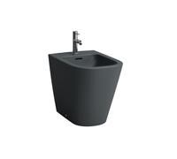 Laufen Meda - Bidet à poser, trou pour robinet, graphite mat H8321117583021