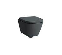 Meda cuvette susp compacte silent flush ss bride graphite mat 490x360x355 - LAUFEN H8201137580001