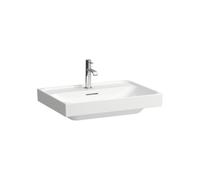 Meda lavabo mural ou à poser sur meuble blanc 650x460x80 mm - LAUFEN H8101140001121