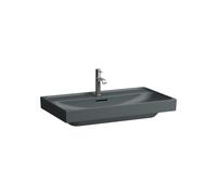 Meda lavabo mural ou à poser sur meuble graphite mat 800x460x80 mm - LAUFEN H8101177581121
