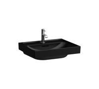 Meda lavabo mural ou à poser sur meuble noir mat 550x460x80 mm - LAUFEN H8101127161041