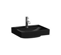 Meda lave-mains mural ou à poser sur meuble noir mat 450x350x80 mm - LAUFEN H8151117161041