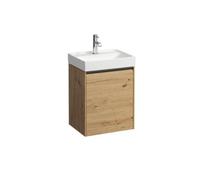 Meda meuble 450 1p charnières à d pr lave-mains 815111 chêne sauvage 435x340x515 - LAUFEN H4215410112671