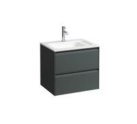 Meda meuble 600 2t pour lavabo marbond 814113 gris traffic 570x440x505 - LAUFEN H4216720112661