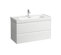 Meda meuble sous lavabo 1000 2t pour lavabo 810119 blanc mat 985x450x515 mm - LAUFEN H4216220112601