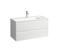 Meda meuble sous lavabo 1000 2t pour lavabo marbond 814118 blanc mat 970x440x505 - LAUFEN H4216920112601