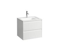 Meda meuble sous lavabo 600 2t pour lavabo marbond 814113 blanc mat 570x440x505 - LAUFEN H4216720112601